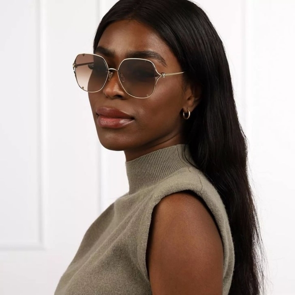 NEW ALEXANDER MCQUEEN AM0366S  002 UNISEX SUNGLASSES ALEXANDER MCQUEEN AM0366S - Picture 2 of 12